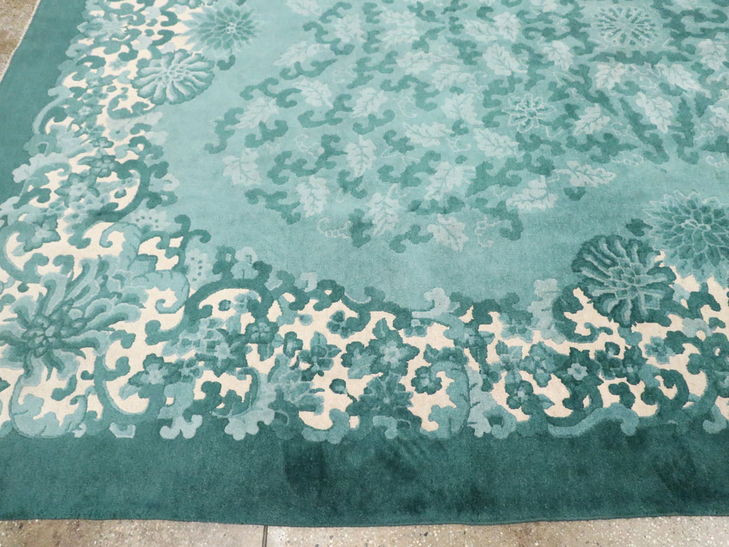 Mid-20th Century Chinese Art Deco Room Size Carpet, No.30293 - Galerie Shabab