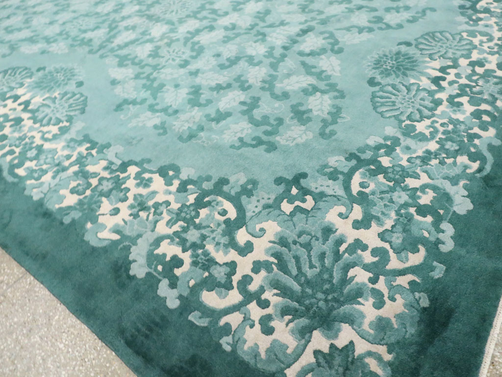 Mid-20th Century Chinese Art Deco Room Size Carpet, No.30293 - Galerie Shabab