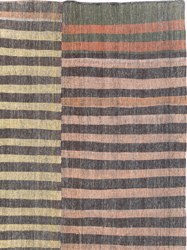 Vintage Turkish Flatweave Kilim Oversize Carpet, No.30296 - Galerie Shabab