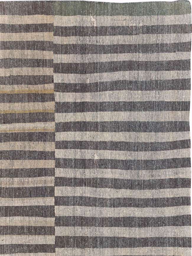 Vintage Turkish Flatweave Kilim Oversize Carpet, No.30296 - Galerie Shabab