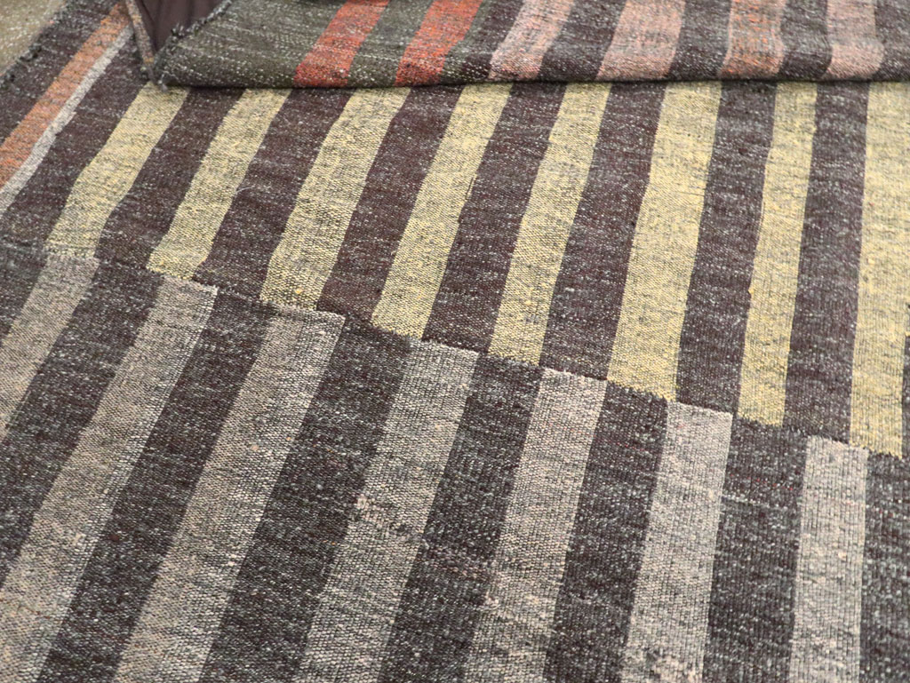 Vintage Turkish Flatweave Kilim Oversize Carpet, No.30296 - Galerie Shabab