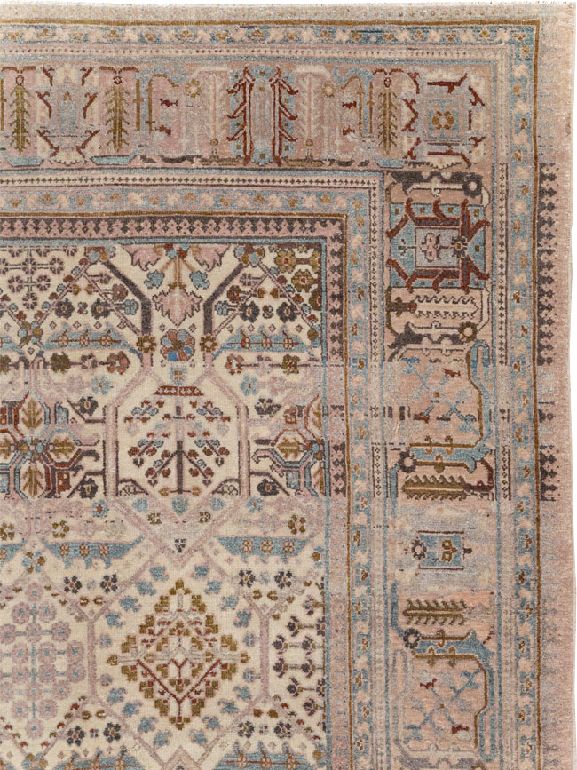 Antique Persian Joshegan Small Room Size Carpet, No.30299 - Galerie Shabab