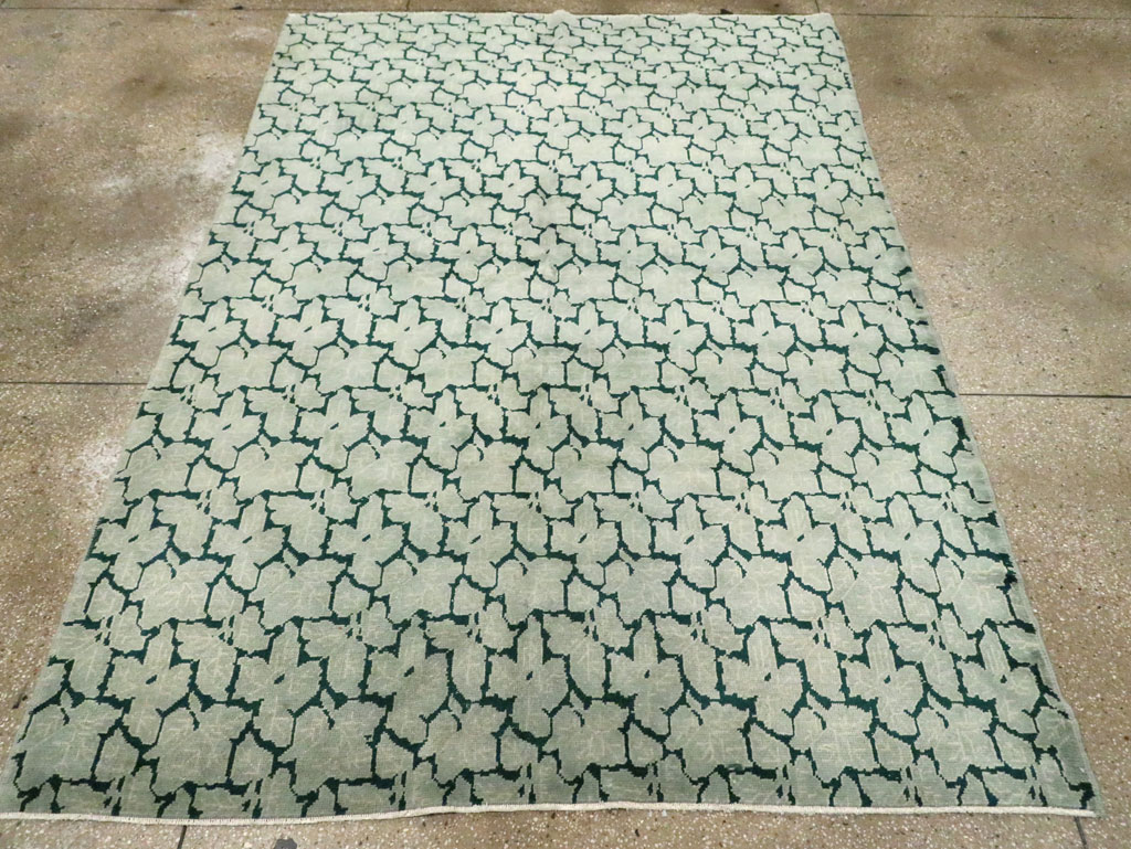 Vintage Art Deco Style Carpet, No.30301 - Galerie Shabab