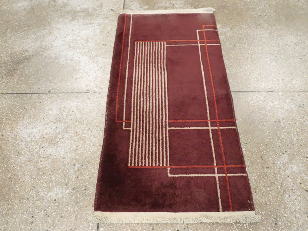Mid-20th Century Chinese Art Deco Rug, No.30303 - Galerie Shabab