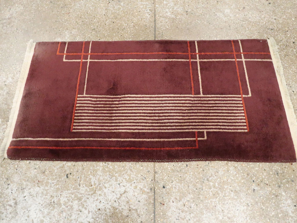 Mid-20th Century Chinese Art Deco Rug, No.30303 - Galerie Shabab