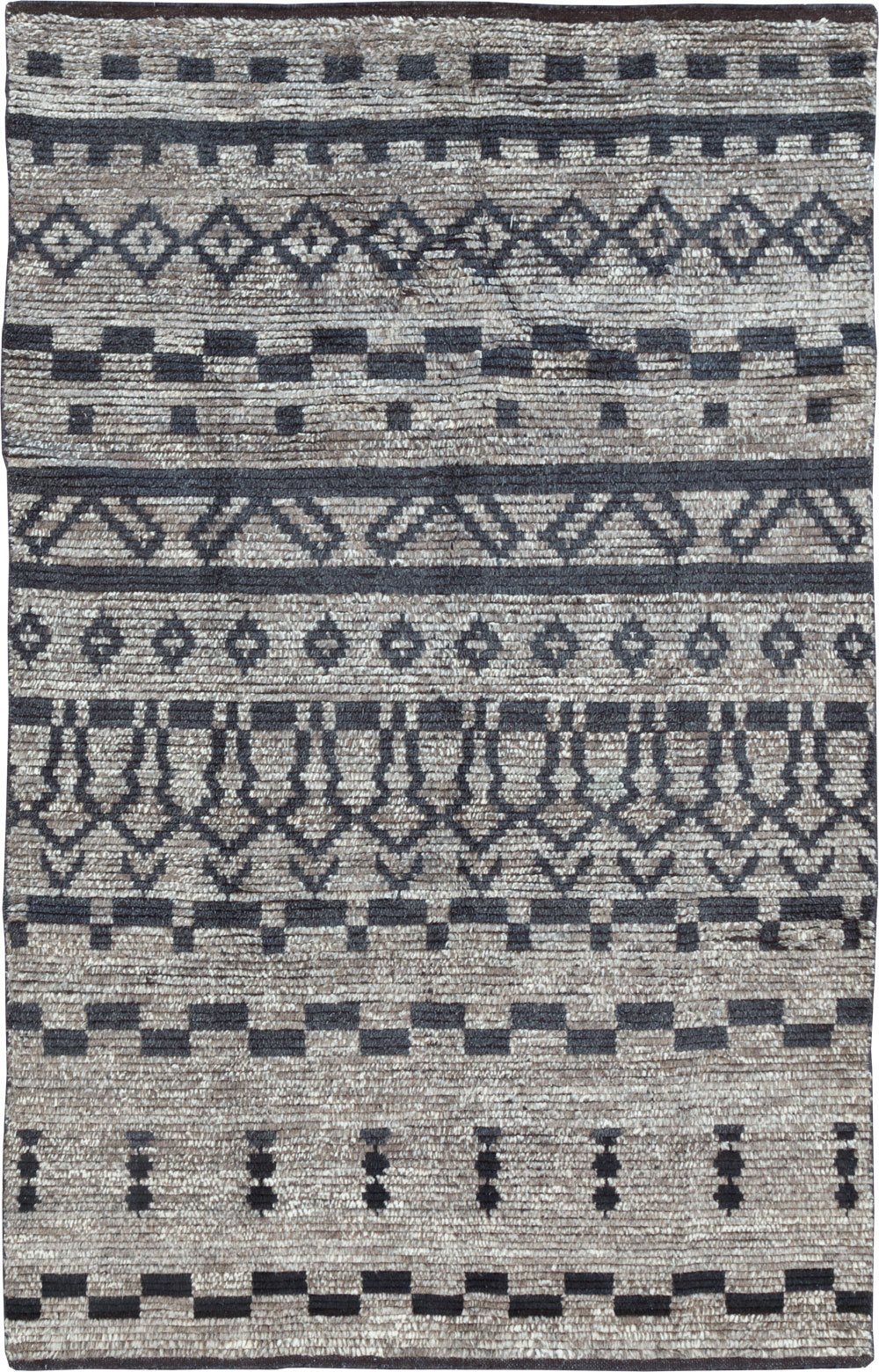 Contemporary Moroccan Inspired Accent Rug, No.30305 - Galerie Shabab