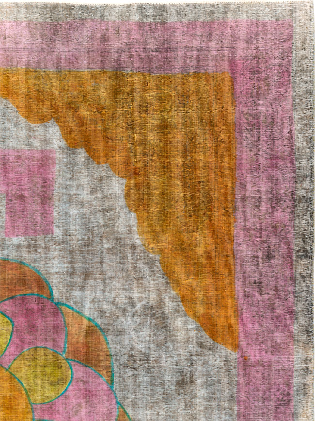 Vintage Persian Tabriz Carpet, No.30306 - Galerie Shabab