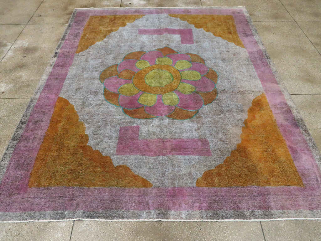 Vintage Persian Tabriz Carpet, No.30306 - Galerie Shabab