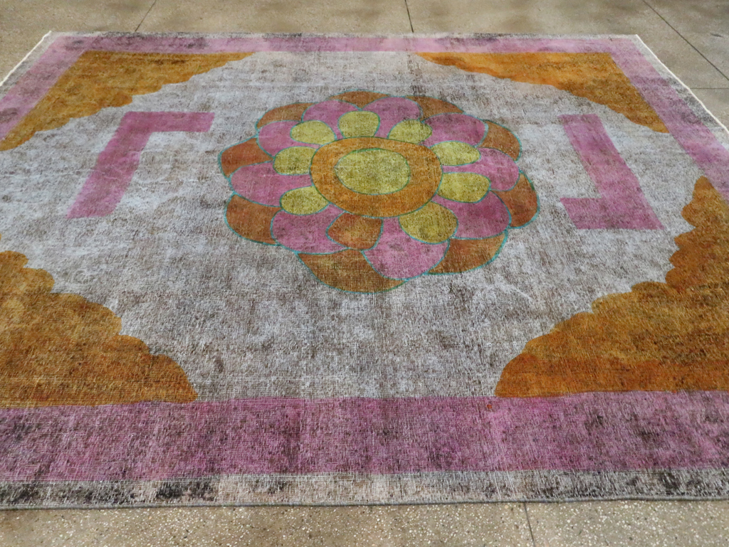 Vintage Persian Tabriz Carpet, No.30306 - Galerie Shabab