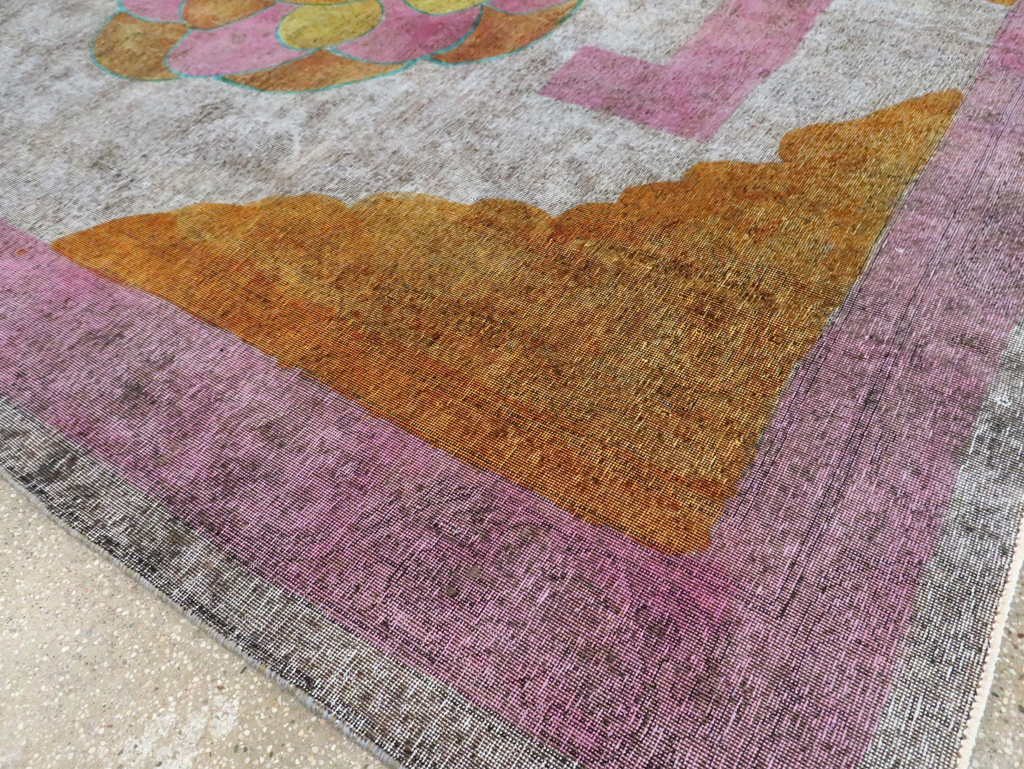 Vintage Persian Tabriz Carpet, No.30306 - Galerie Shabab