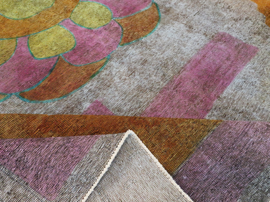 Vintage Persian Tabriz Carpet, No.30306 - Galerie Shabab