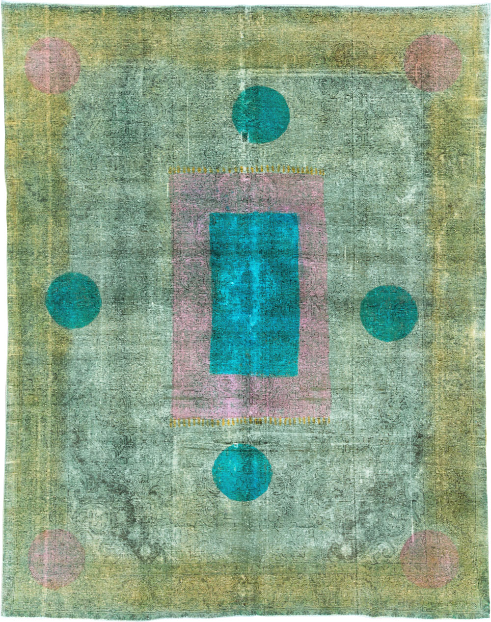 Vintage Persian Tabriz Carpet, No.30307 - Galerie Shabab