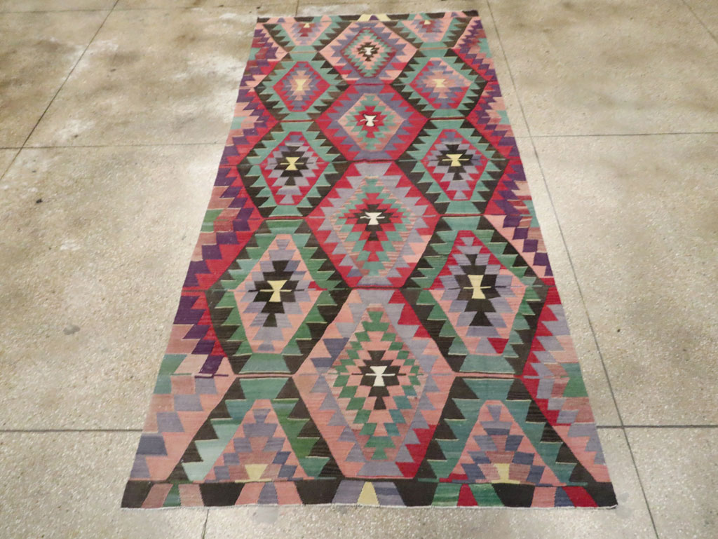 Mid-20th Century Turkish Flatweave Kilim, No.30314 - Galerie Shabab