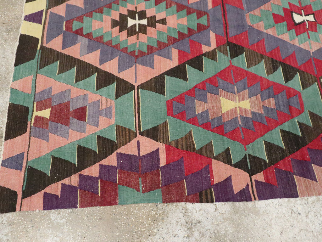 Mid-20th Century Turkish Flatweave Kilim, No.30314 - Galerie Shabab