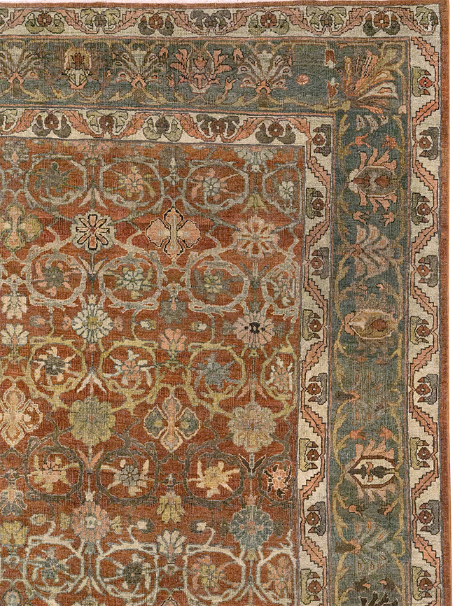 Antique Persian Bidjar Room Size Carpet, No.30315 - Galerie Shabab