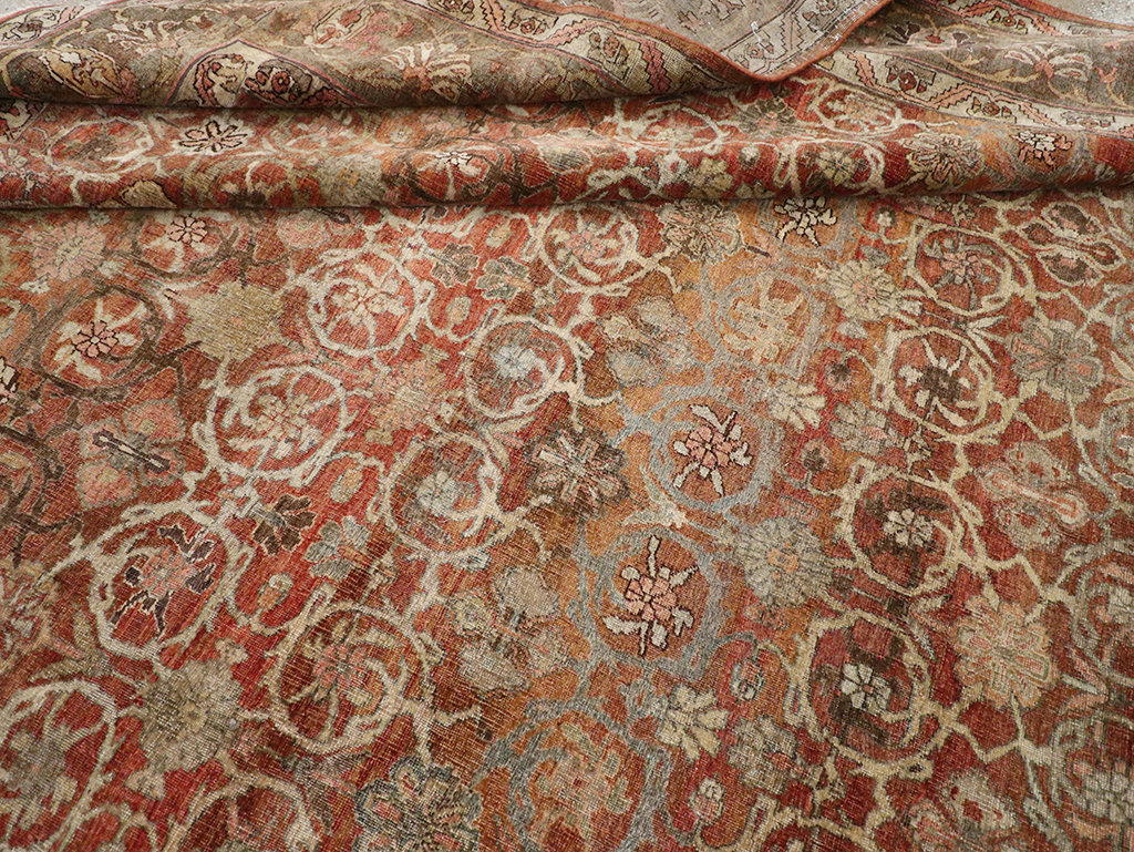 Antique Persian Bidjar Room Size Carpet, No.30315 - Galerie Shabab