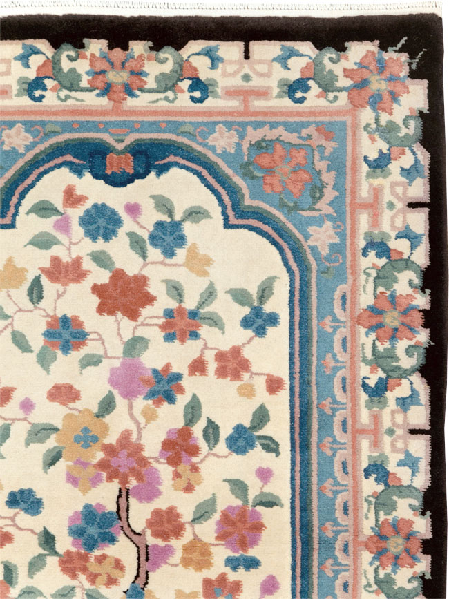 Vintage Chinese Deco Rug, No.30339 - Galerie Shabab