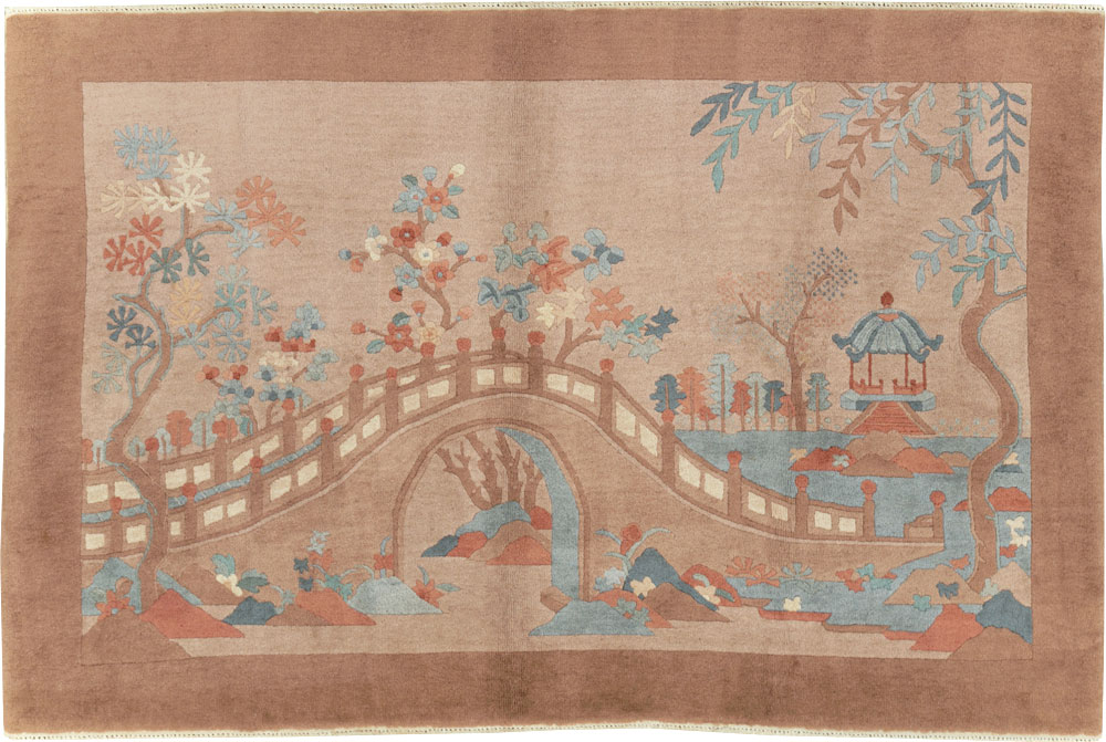 Mid-20th Century Chinese Art Deco Rug, No.30341 - Galerie Shabab