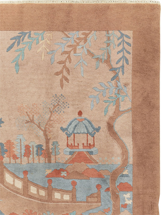 Mid-20th Century Chinese Art Deco Rug, No.30341 - Galerie Shabab