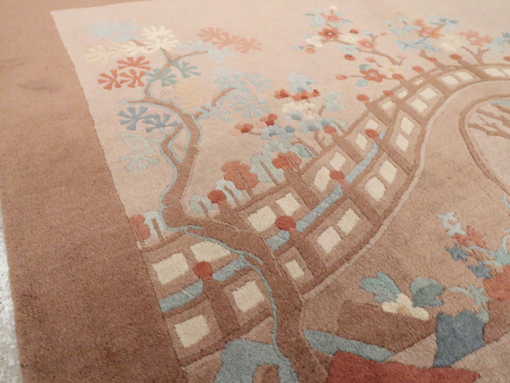 Mid-20th Century Chinese Art Deco Rug, No.30341 - Galerie Shabab