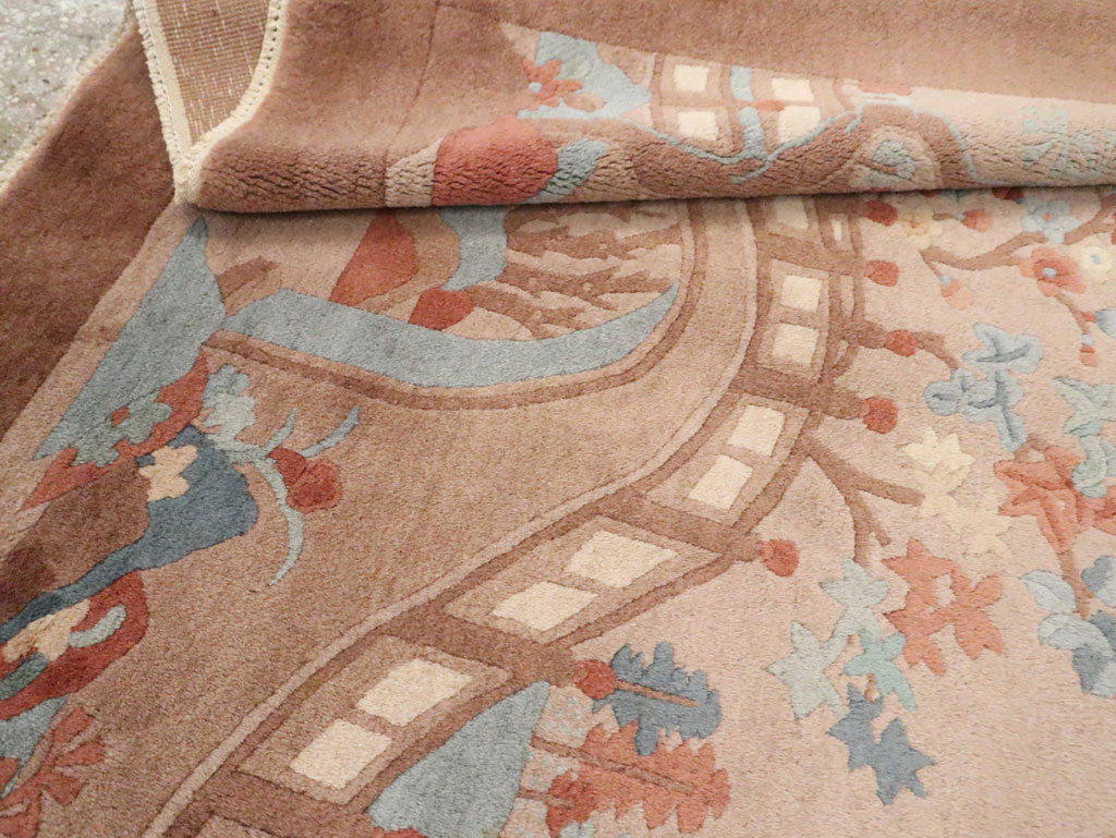 Mid-20th Century Chinese Art Deco Rug, No.30341 - Galerie Shabab