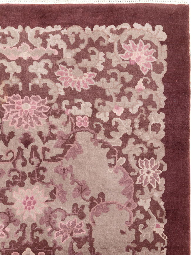 Mid-20th Century Chinese Art Deco Rug, No.30353 - Galerie Shabab