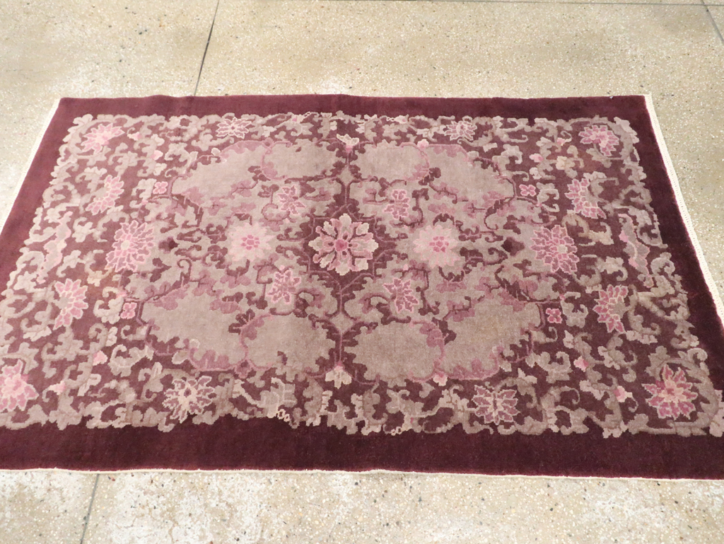 Mid-20th Century Chinese Art Deco Rug, No.30353 - Galerie Shabab