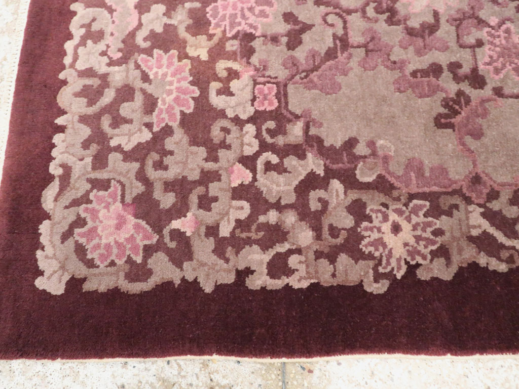 Mid-20th Century Chinese Art Deco Rug, No.30353 - Galerie Shabab