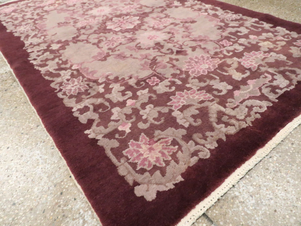 Mid-20th Century Chinese Art Deco Rug, No.30353 - Galerie Shabab