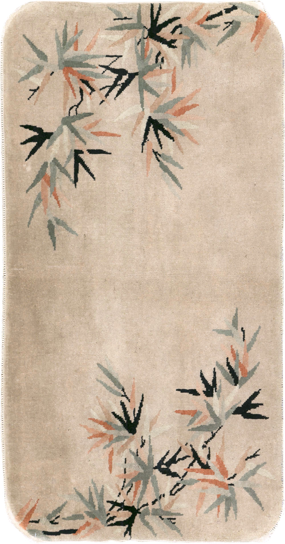 Vintage Chinese Deco Rug, No.30358 - Galerie Shabab