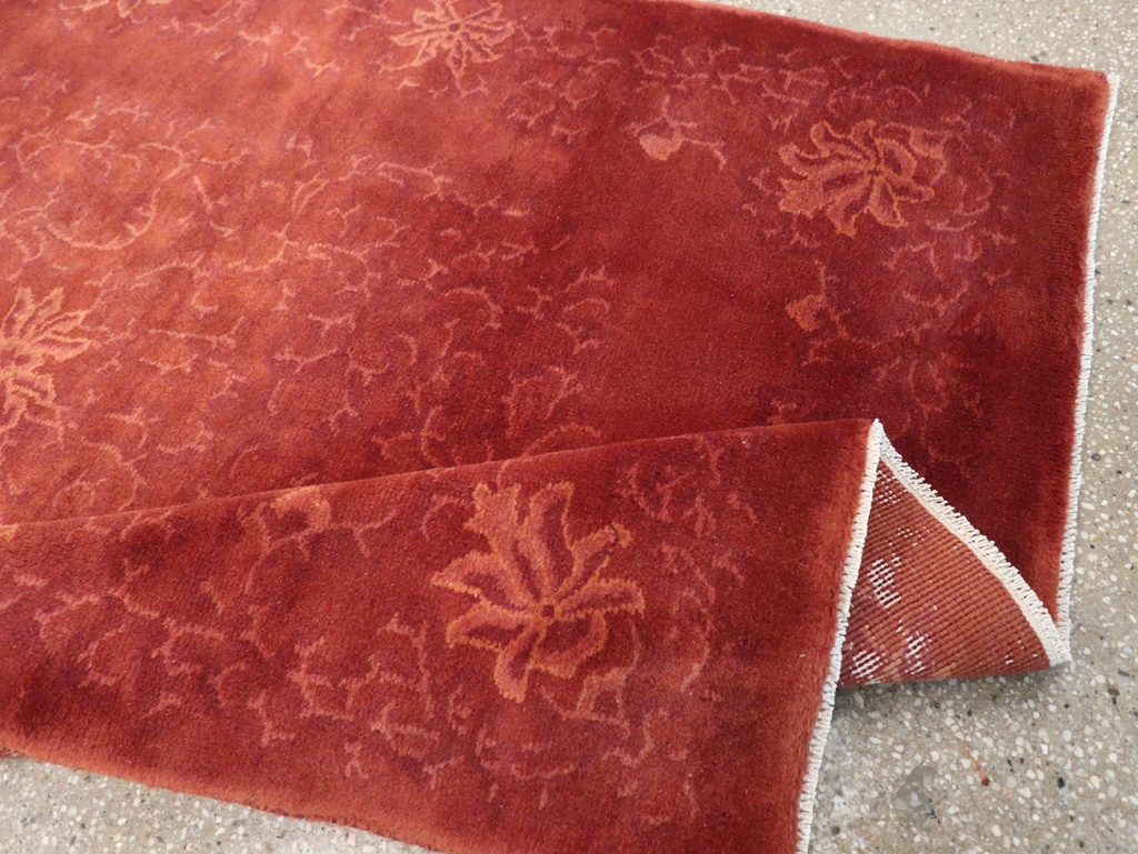 Vintage Chinese Art Deco Accent Rug, No.30359 - Galerie Shabab