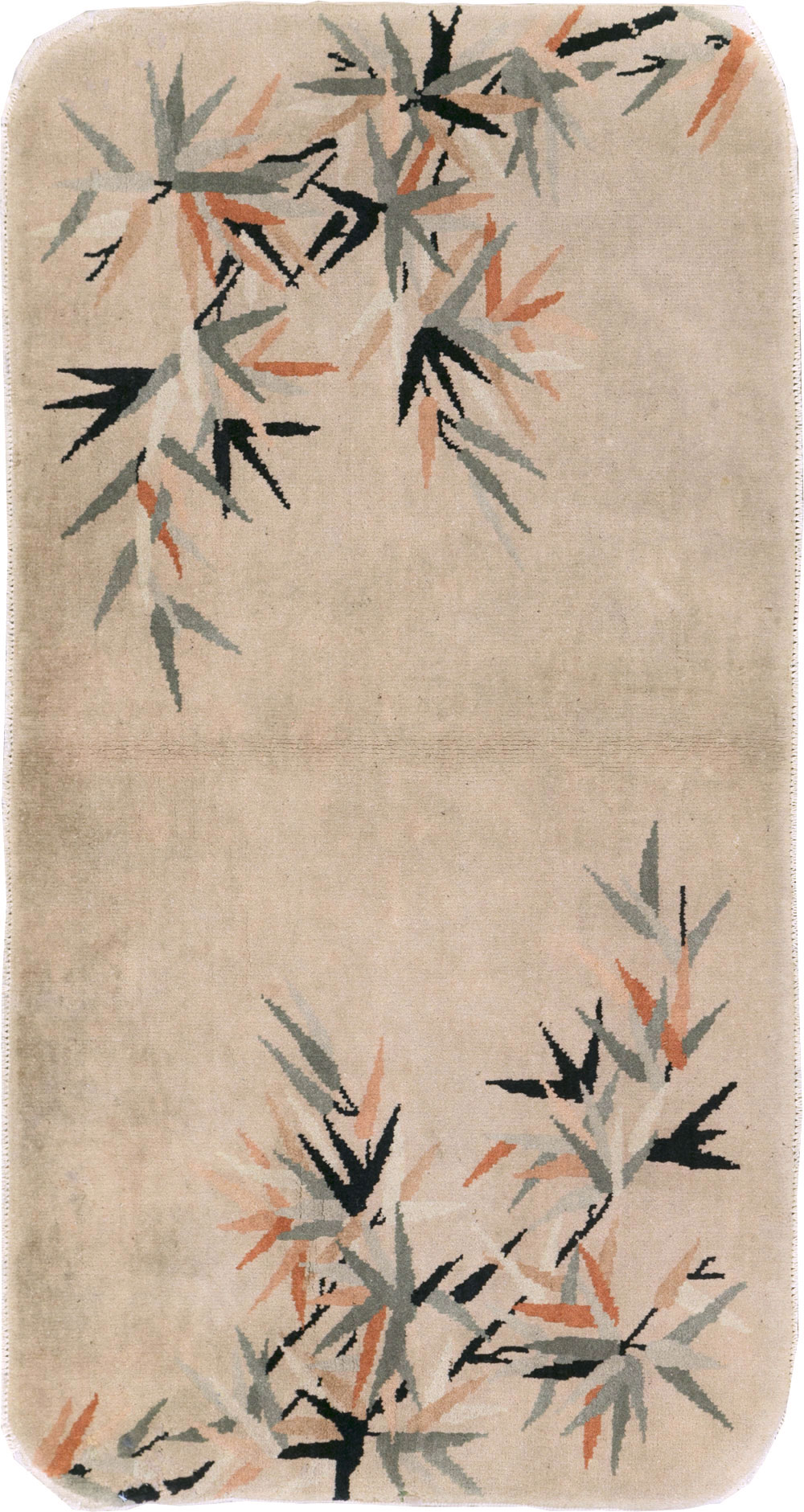 Vintage Chinese Deco Rug, No.30360 - Galerie Shabab