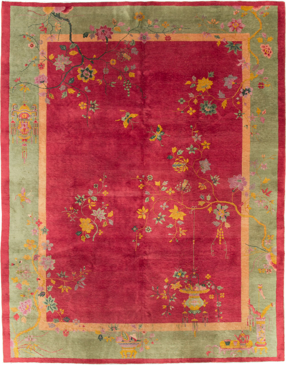 Mid-20th Century Chinese Art Deco Carpet, No.30373 - Galerie Shabab