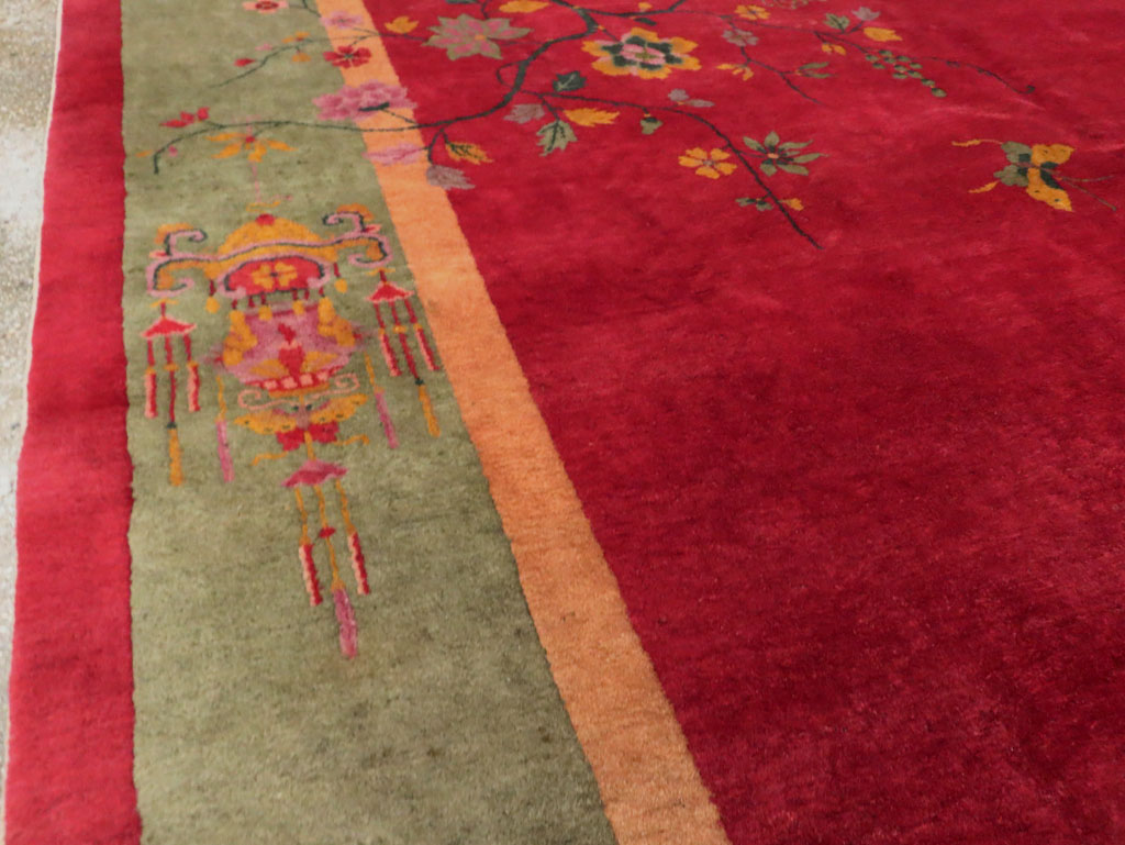 Mid-20th Century Chinese Art Deco Carpet, No.30373 - Galerie Shabab