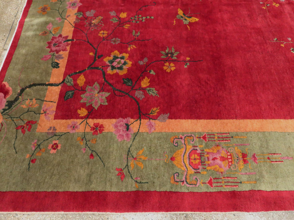 Mid-20th Century Chinese Art Deco Carpet, No.30373 - Galerie Shabab