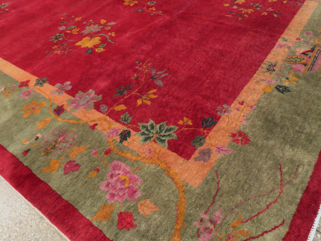 Mid-20th Century Chinese Art Deco Carpet, No.30373 - Galerie Shabab