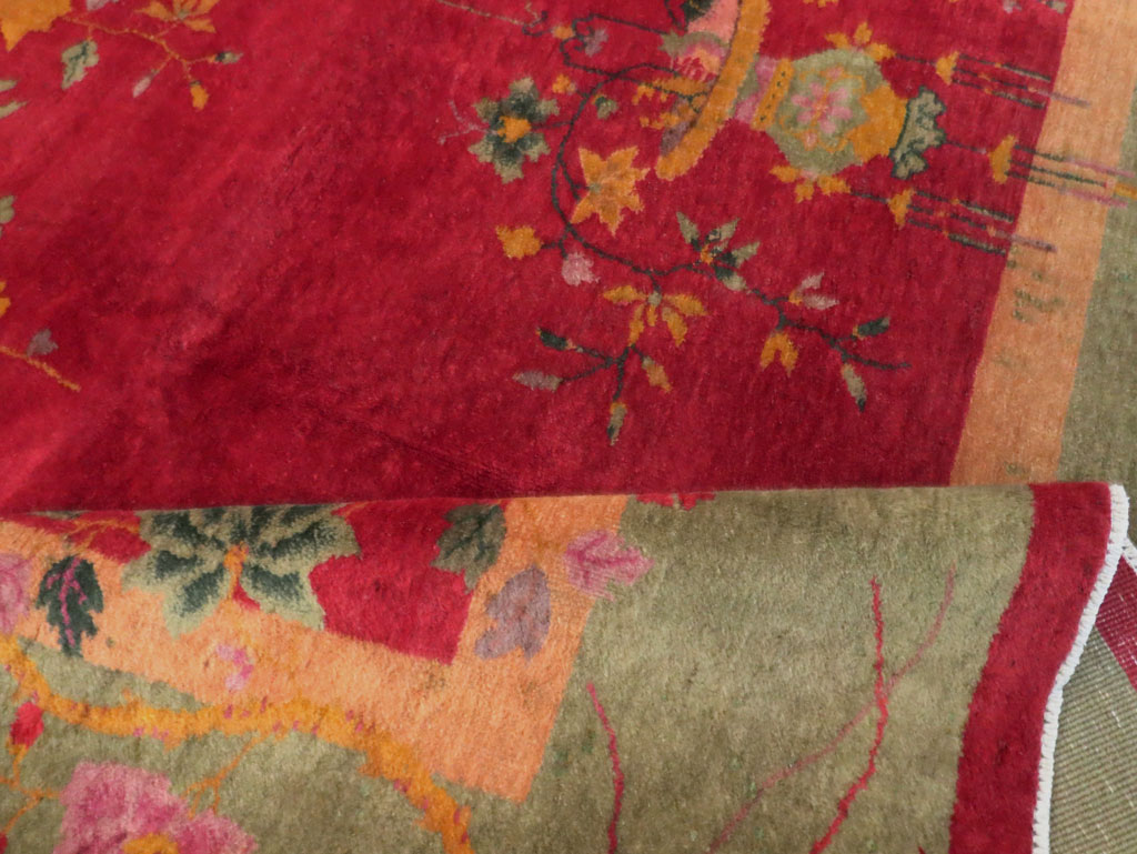 Mid-20th Century Chinese Art Deco Carpet, No.30373 - Galerie Shabab