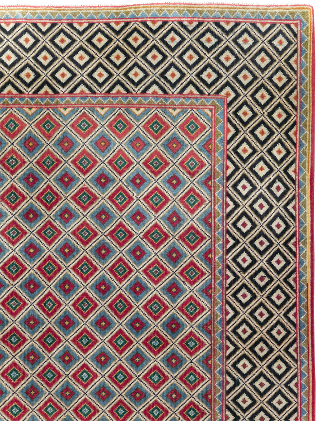 Vintage Persian Quom Small Room Size Carpet, No.30374 - Galerie Shabab