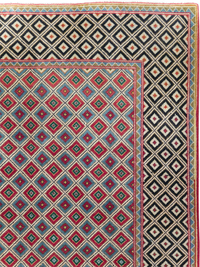 Vintage Persian Quom Small Room Size Carpet, No.30374 - Galerie Shabab
