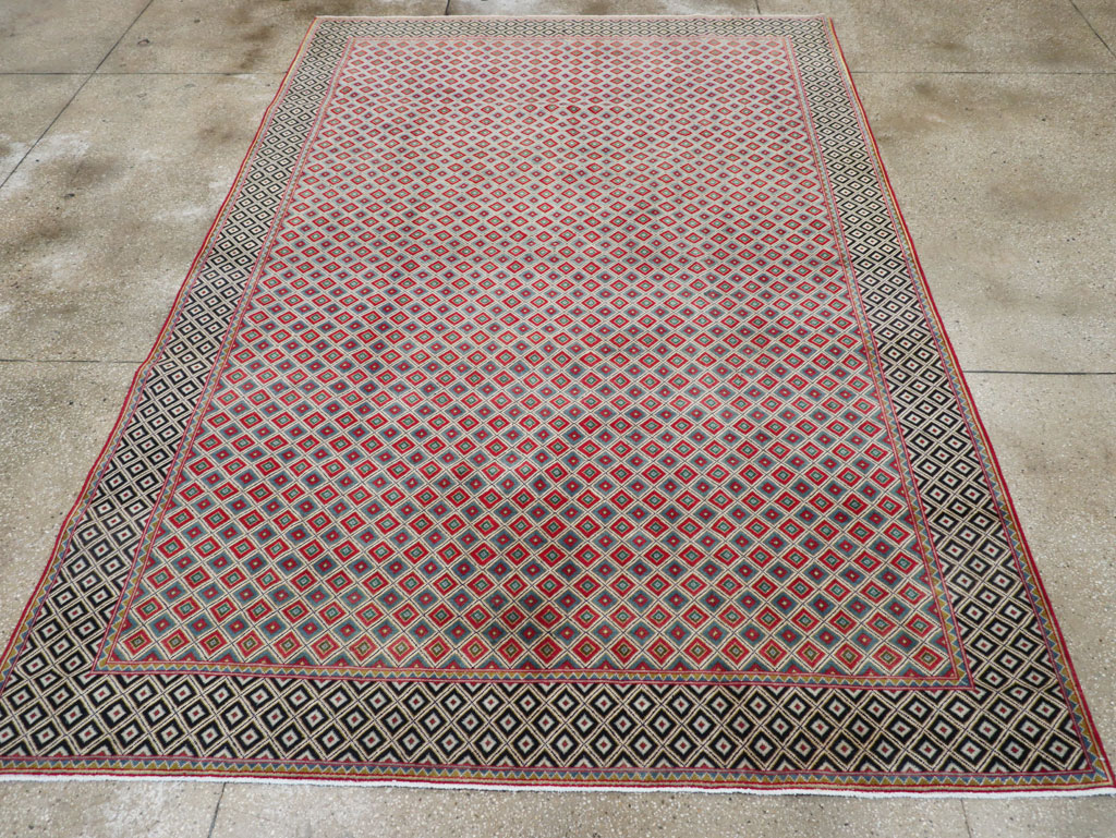 Vintage Persian Quom Small Room Size Carpet, No.30374 - Galerie Shabab