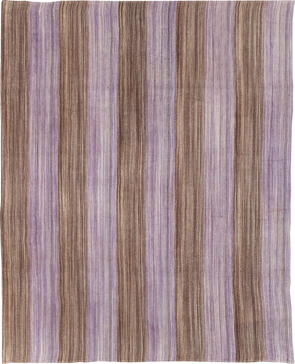 Contemporary Turkish Flatweave Kilim Small Room Size Carpet, No.30382 - Galerie Shabab