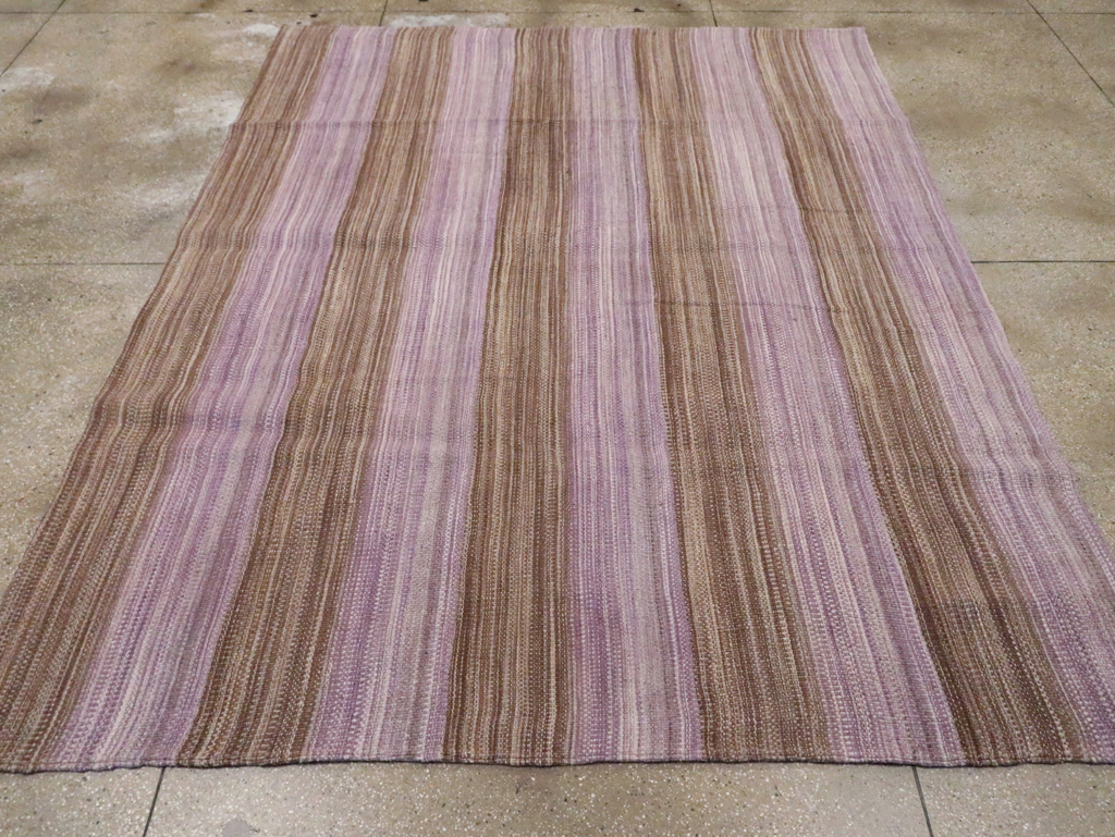 Contemporary Turkish Flatweave Kilim Small Room Size Carpet, No.30382 - Galerie Shabab