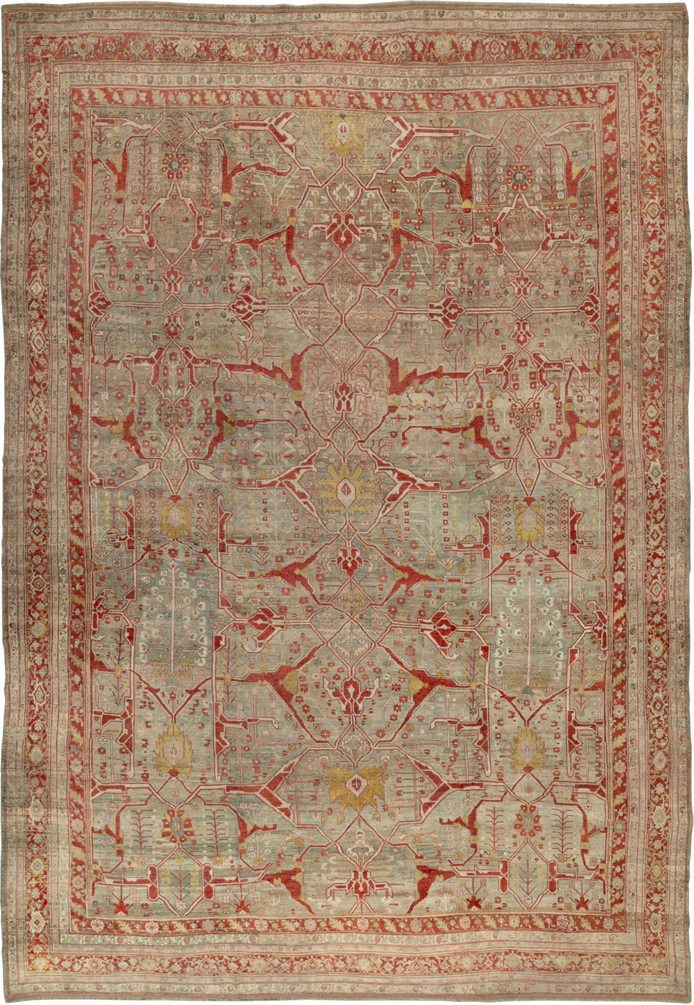 Antique Persian Bidjar Oversize Carpet, No.30394 - Galerie Shabab