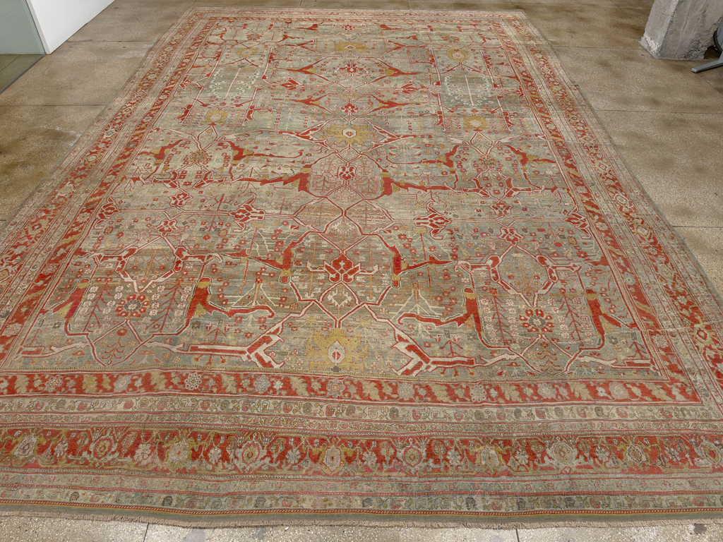 Antique Persian Bidjar Oversize Carpet, No.30394 - Galerie Shabab