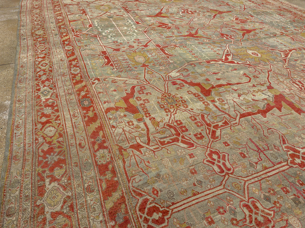 Antique Persian Bidjar Oversize Carpet, No.30394 - Galerie Shabab