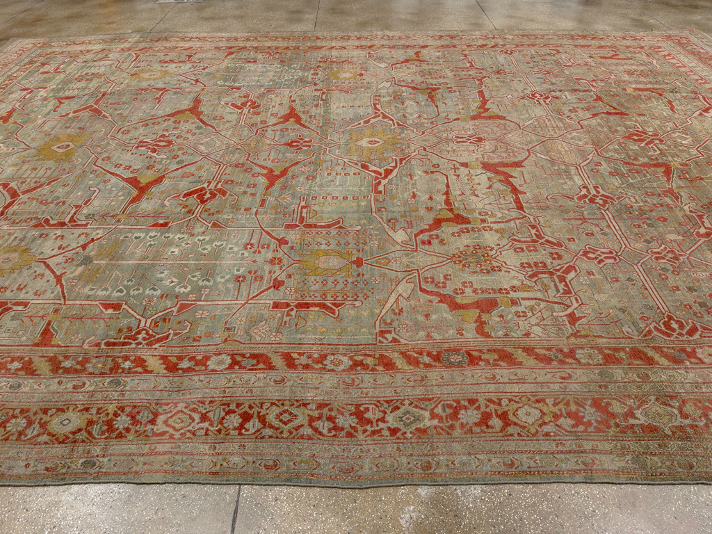 Antique Persian Bidjar Oversize Carpet, No.30394 - Galerie Shabab