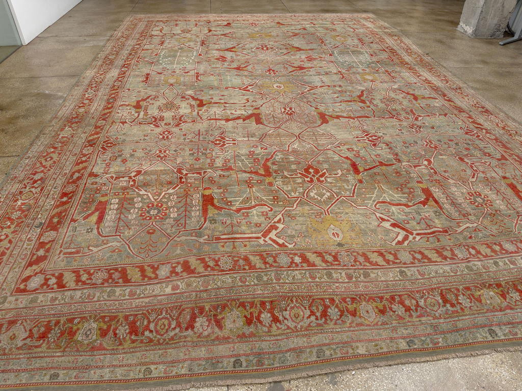 Antique Persian Bidjar Oversize Carpet, No.30394 - Galerie Shabab