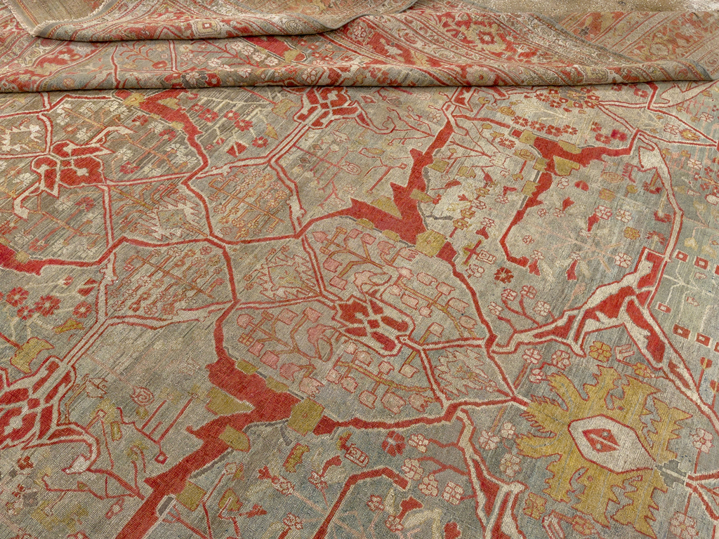 Antique Persian Bidjar Oversize Carpet, No.30394 - Galerie Shabab