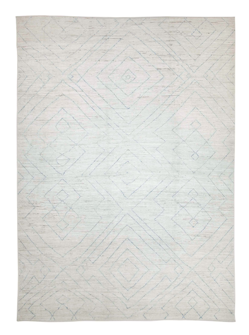Contemporary Moroccan Room Size Carpet, No.30398 - Galerie Shabab
