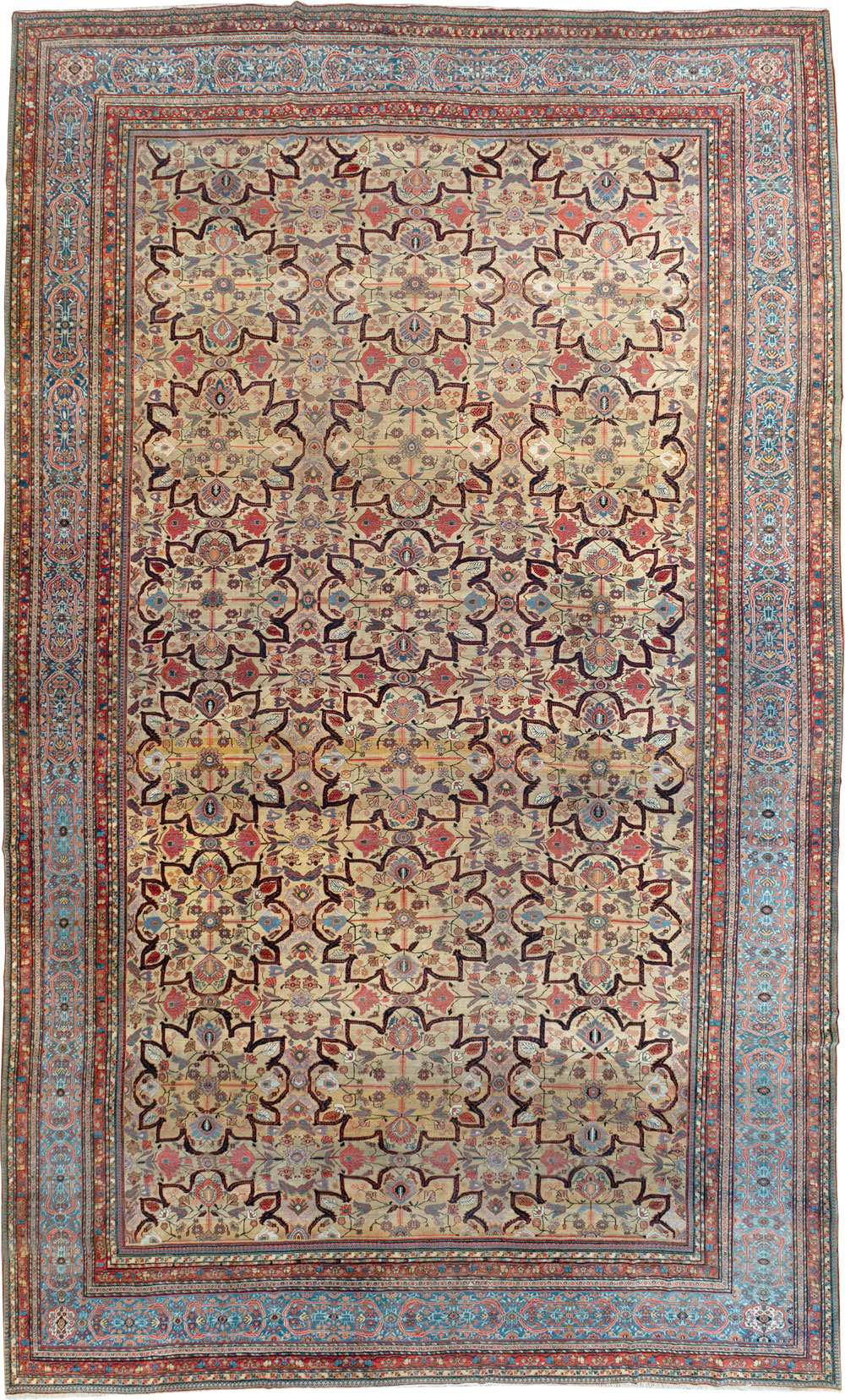 Antique Sarouk Fereghan Carpet, No.30399 - Galerie Shabab